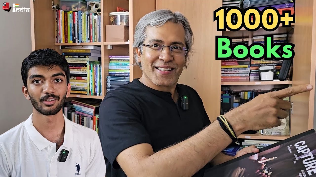 The man who has 1000+ chess books at his home! | Ashwin Subramanian | ft. Gukesh
