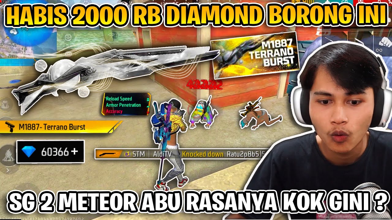 SG 2 METEOR ABU KELUAR LAGI !! BORONG SEMUA MAIN PAKE SOLO VS SQUAD !!