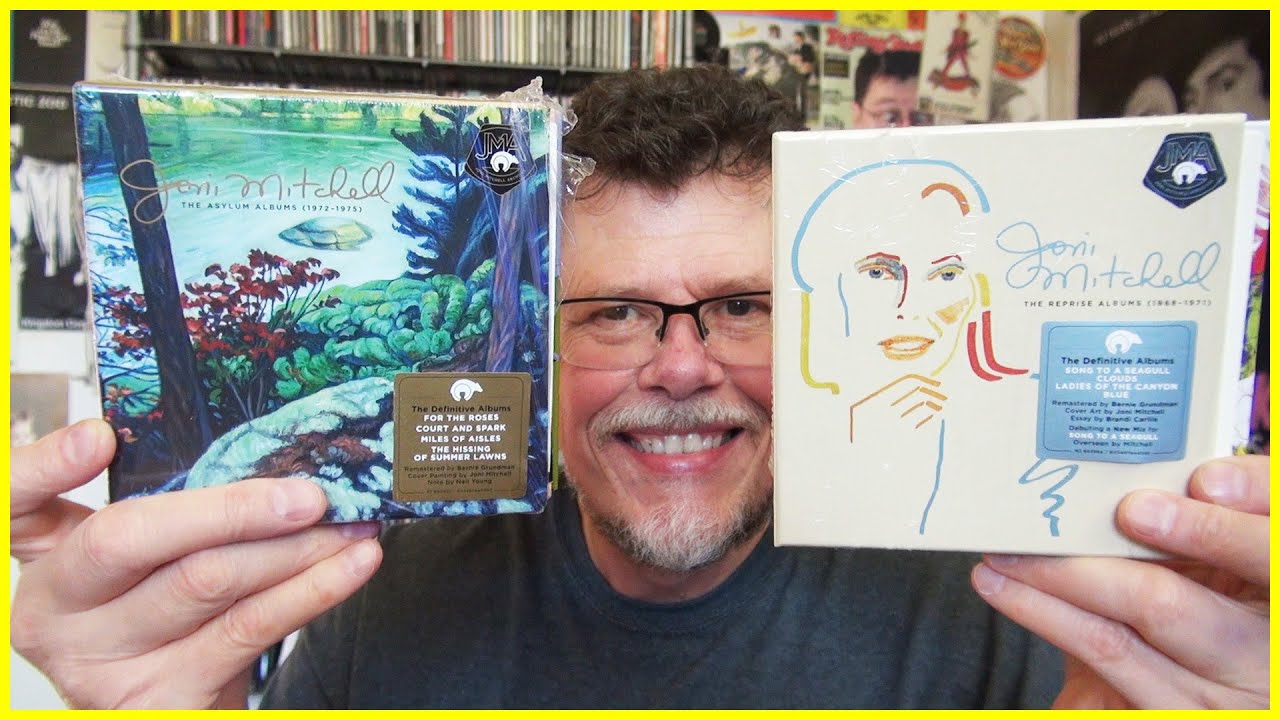 JONI MITCHELL THE ASYLUM AND REPRISE YEARS BOX SETS 1968 -1975 UNBOXING