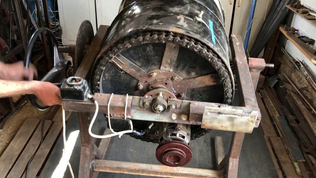 Бетономешалка своими руками. Concrete mixer self made