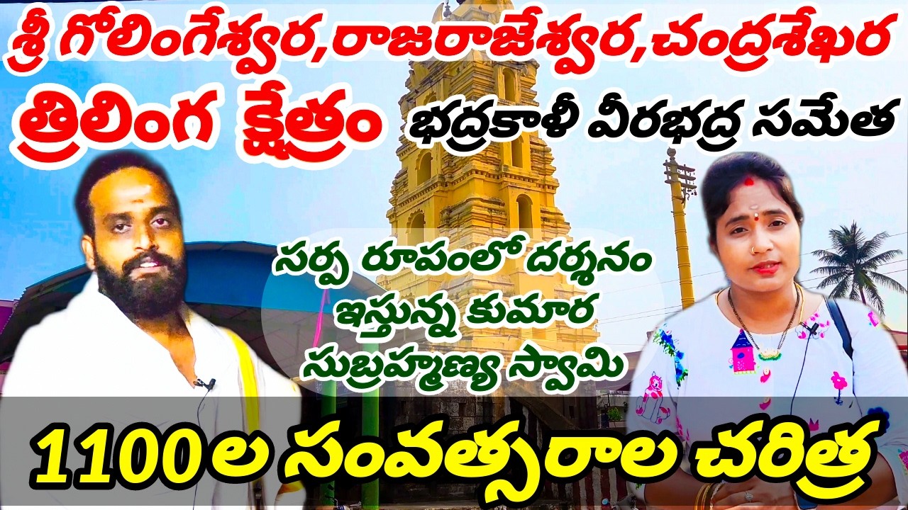 Surprising Benefits of Visiting Bikkavolu Golingeswara / Subramanya Swamy Temple