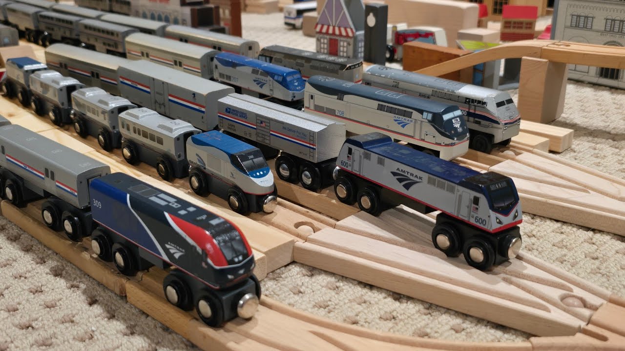 Третий деревянный макет USAWoodenRailway