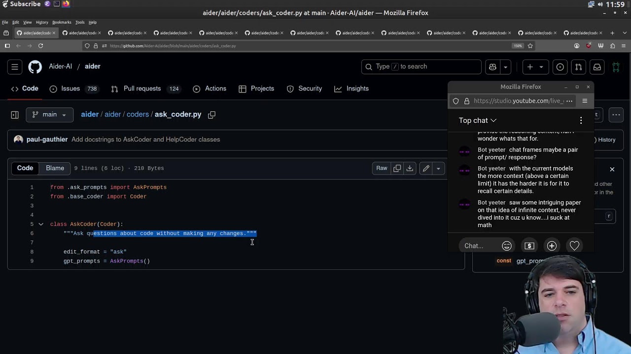 Let's read the code: Aider