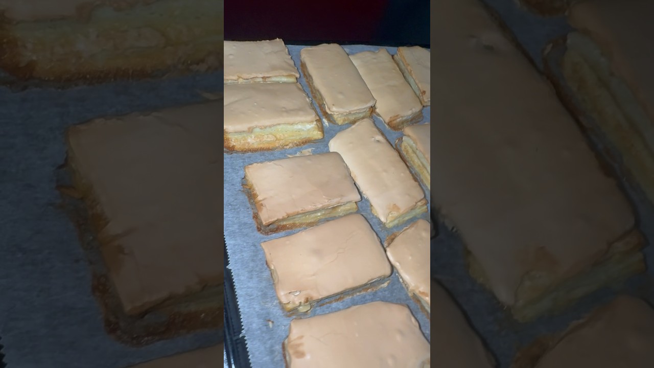 Past&eacute;is folhados doces tipo Jesu&iacute;tas. #receitafacil #folhados #jesuitas