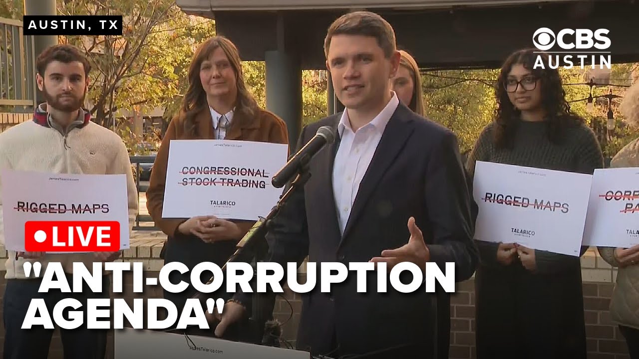 WATCH LIVE: Texas State Representative James Talarico unveils 