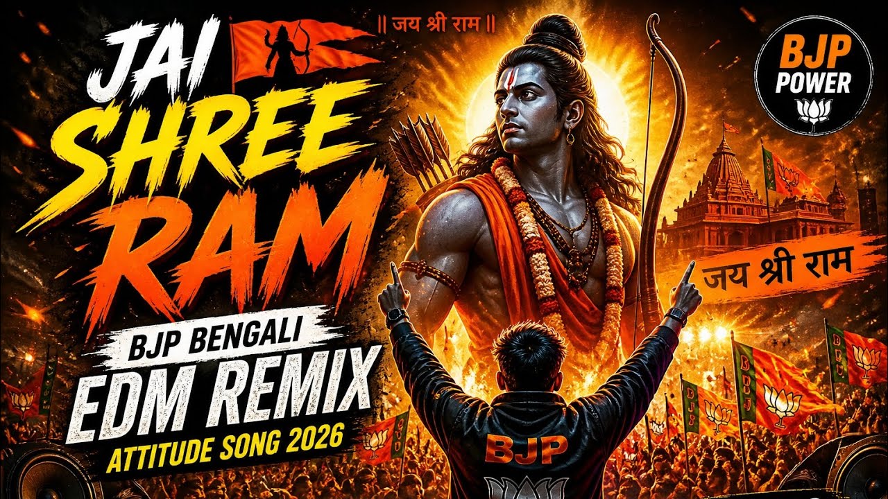 Jai Shree Ram 🔥 BJP Bengali EDM Remix | Attitude Song 2026 | Full Dance Festival Mix