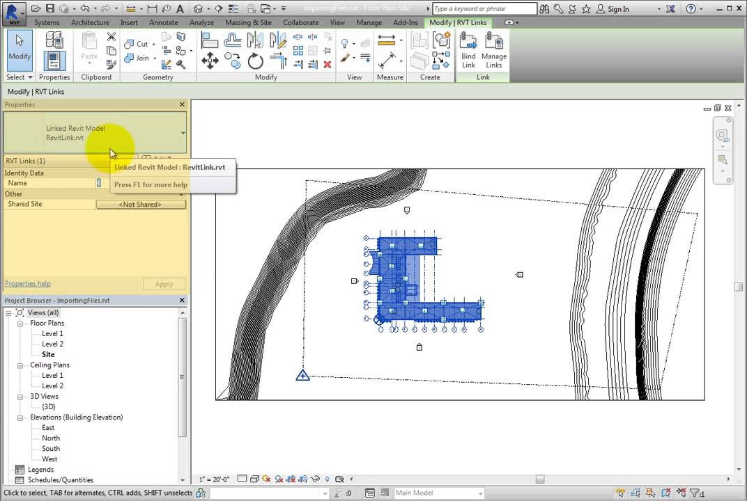 Linking Revit Models