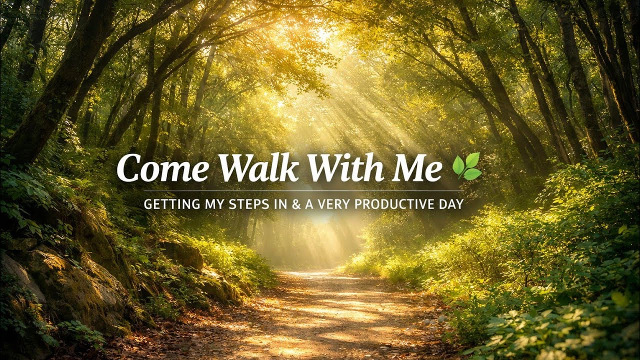 Come Walk With Me 🌿 | Getting My Steps In & A Very Productive Day