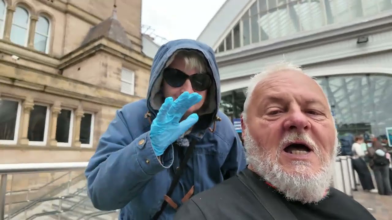 Bobbie & Steve, Spiceheads On Tour, going to film some Culture after the journey to #liverpool