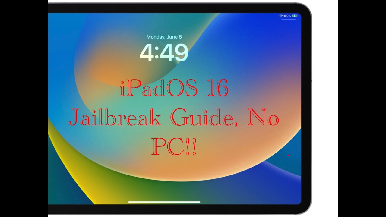 I jailbroke my iPad 9!