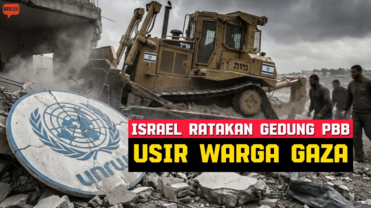 Israel Hancurkan Kantor PBB di Yerusalem dan Evakuasi Paksa Ribuan Warga Gaza