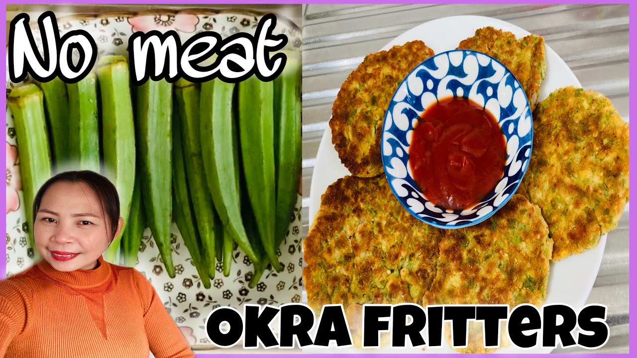 NO MEAT RECIPE ‼️ How to cook OKRA? Try this OKRA FRITTERS |  JeSaMi TV