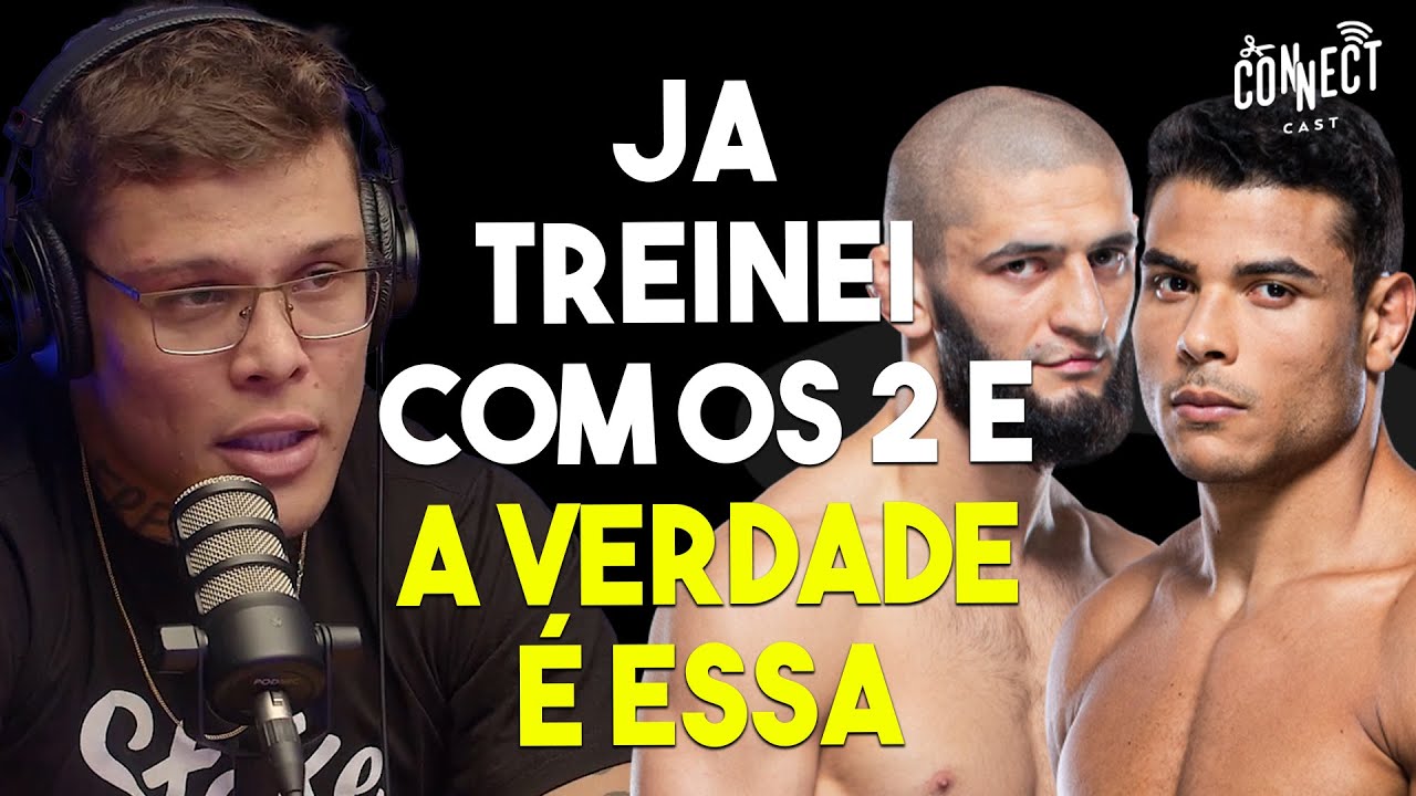 Esse deve ser o resultado entre Paulo Borrachinha vs Khamzat Chimaev no UFC 294 - Caio Borralho