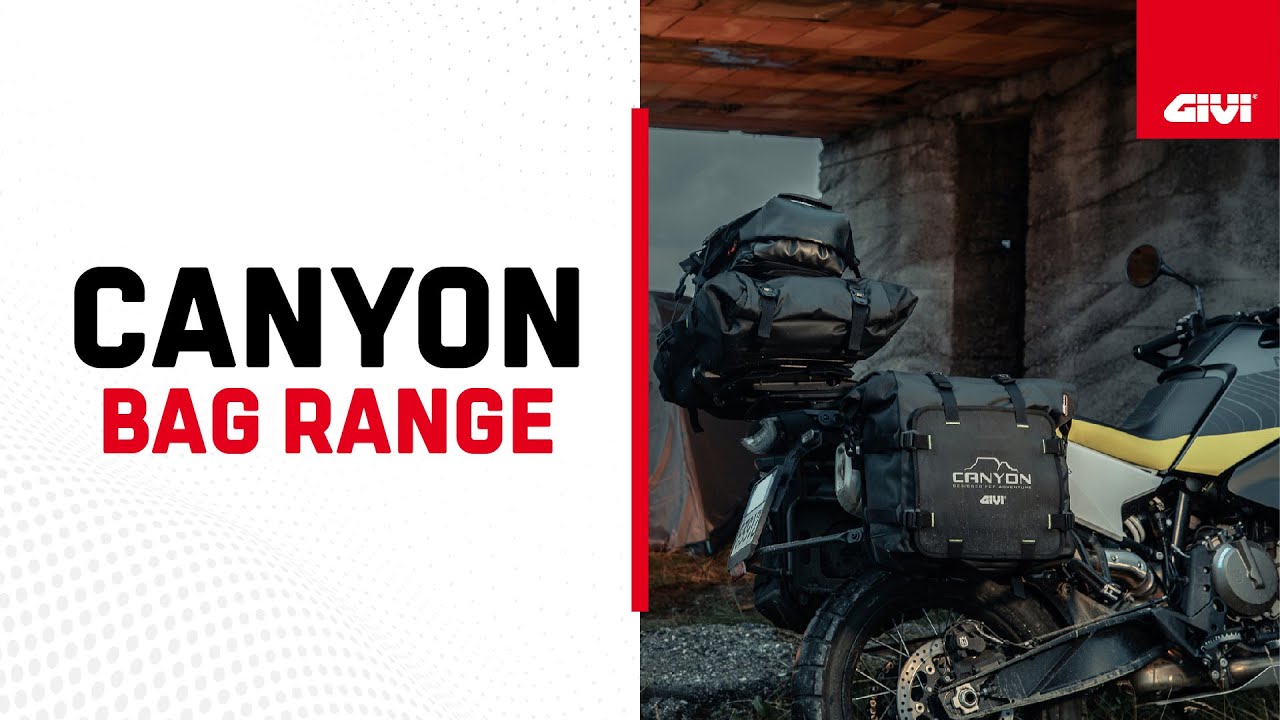 GIVI CANYON BAGS RANGE #DESIGNED FOR ADVENTURE
