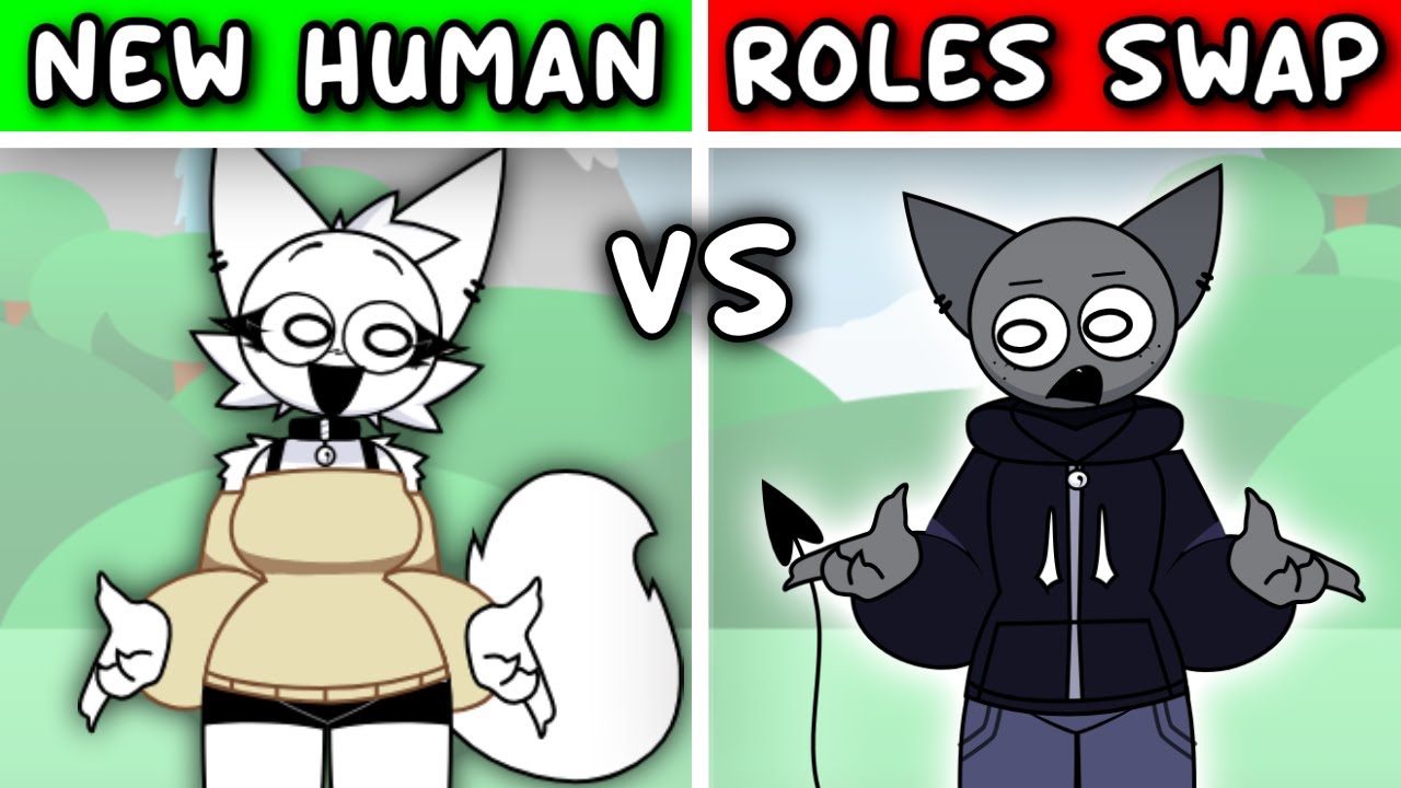 New Human VS Roles Swap (Sprunki Retake All Characters )