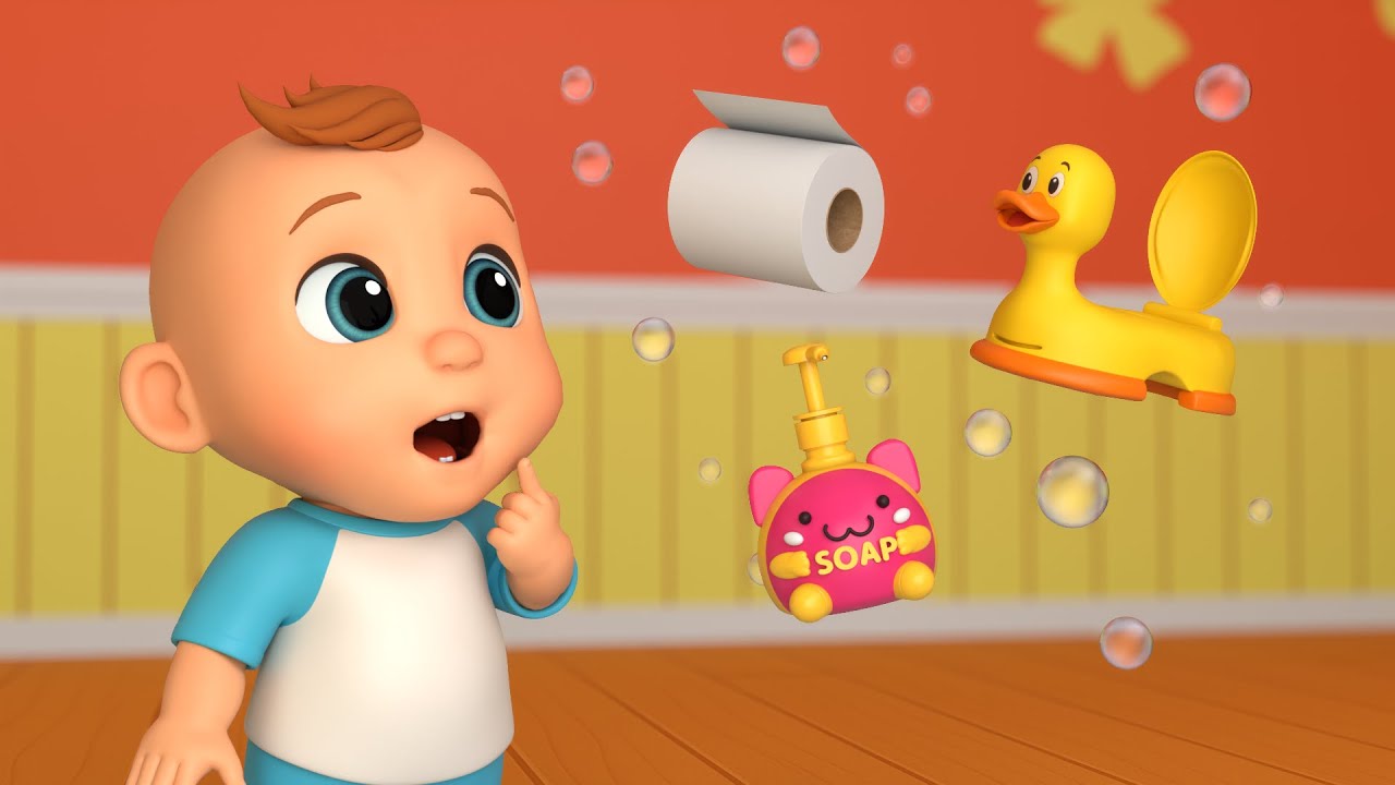 Potty Training Learning Song | Farm Animals Kids Nursery Rhymes | Animal Learning Newborn Songs