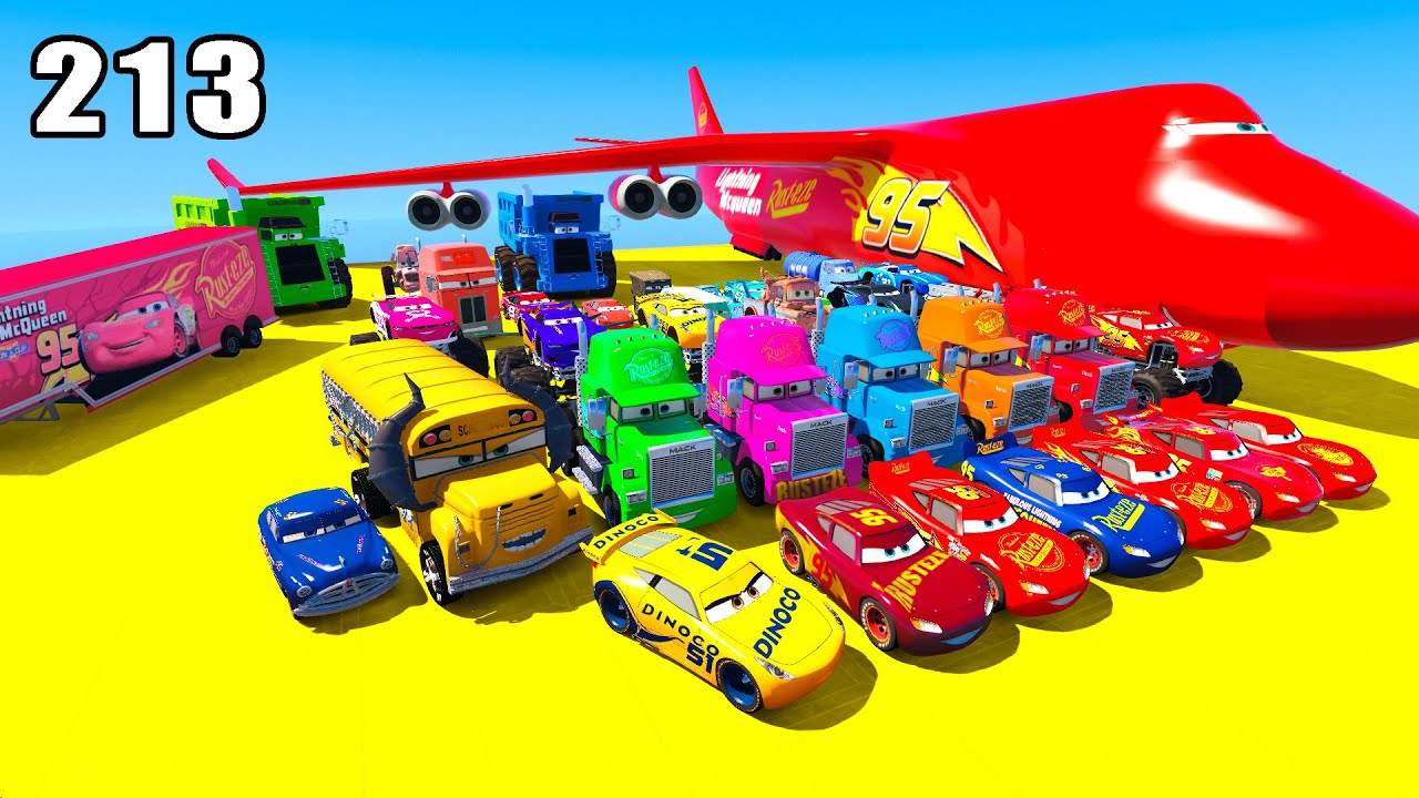 GTA V Mods Stunt Car Racing Challenge 🚙 By SPIDER-MAN With Amazing Super Cars monster trucks ep 213