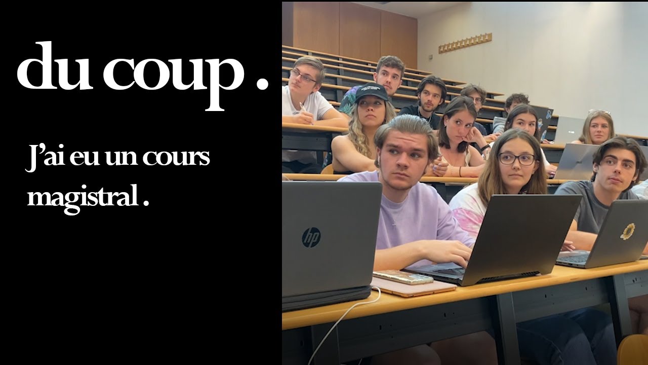 DU COUP - J'AI EU UN COURS MAGISTRAL | COMMUNAUTÉ MMI