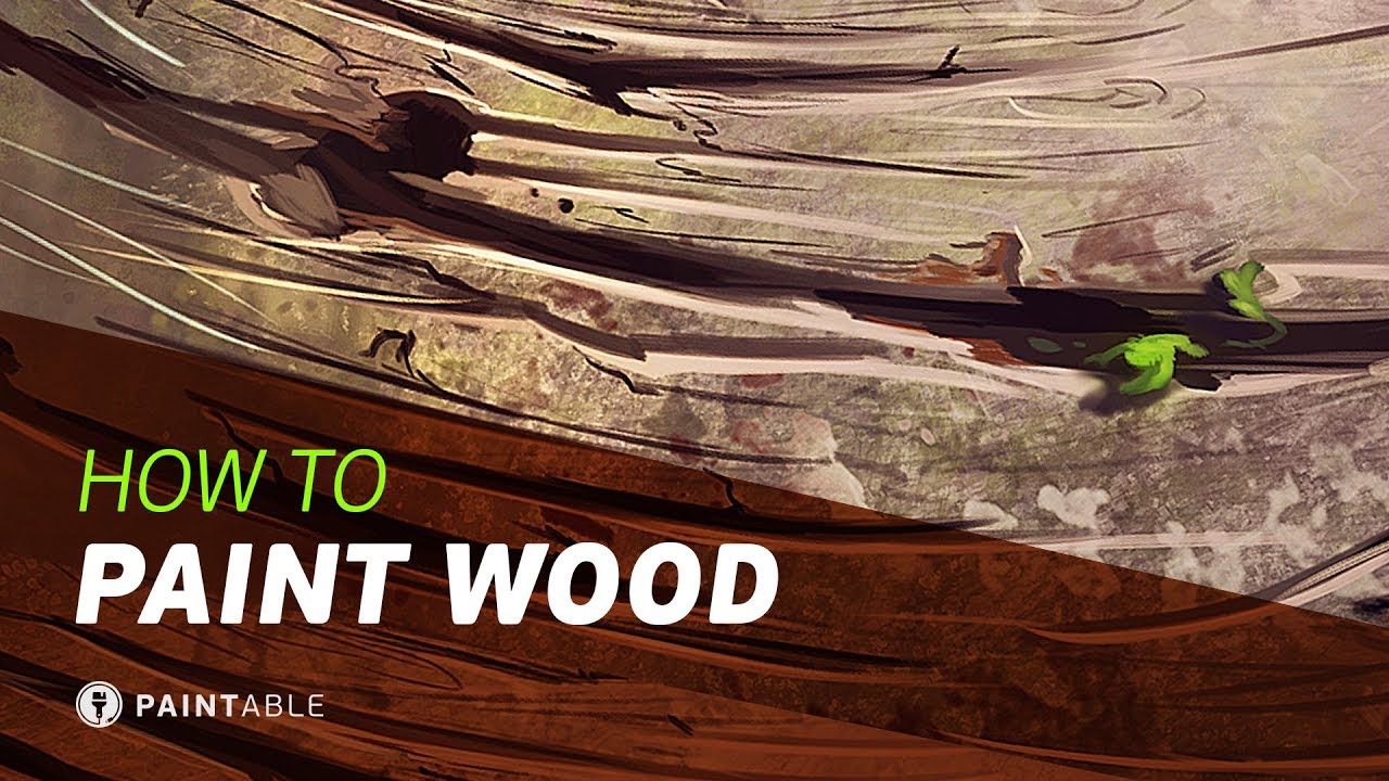 How to Paint Amazing WOOD Textures (Digital Painting Walkthrough)
