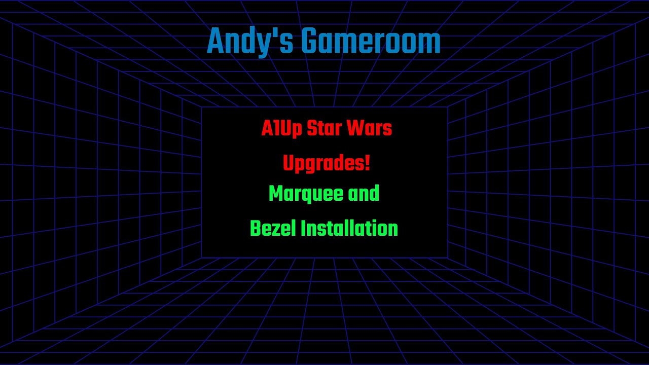 Arcade1Up Star Wars Mods - Marquee & Bezel Upgrades!