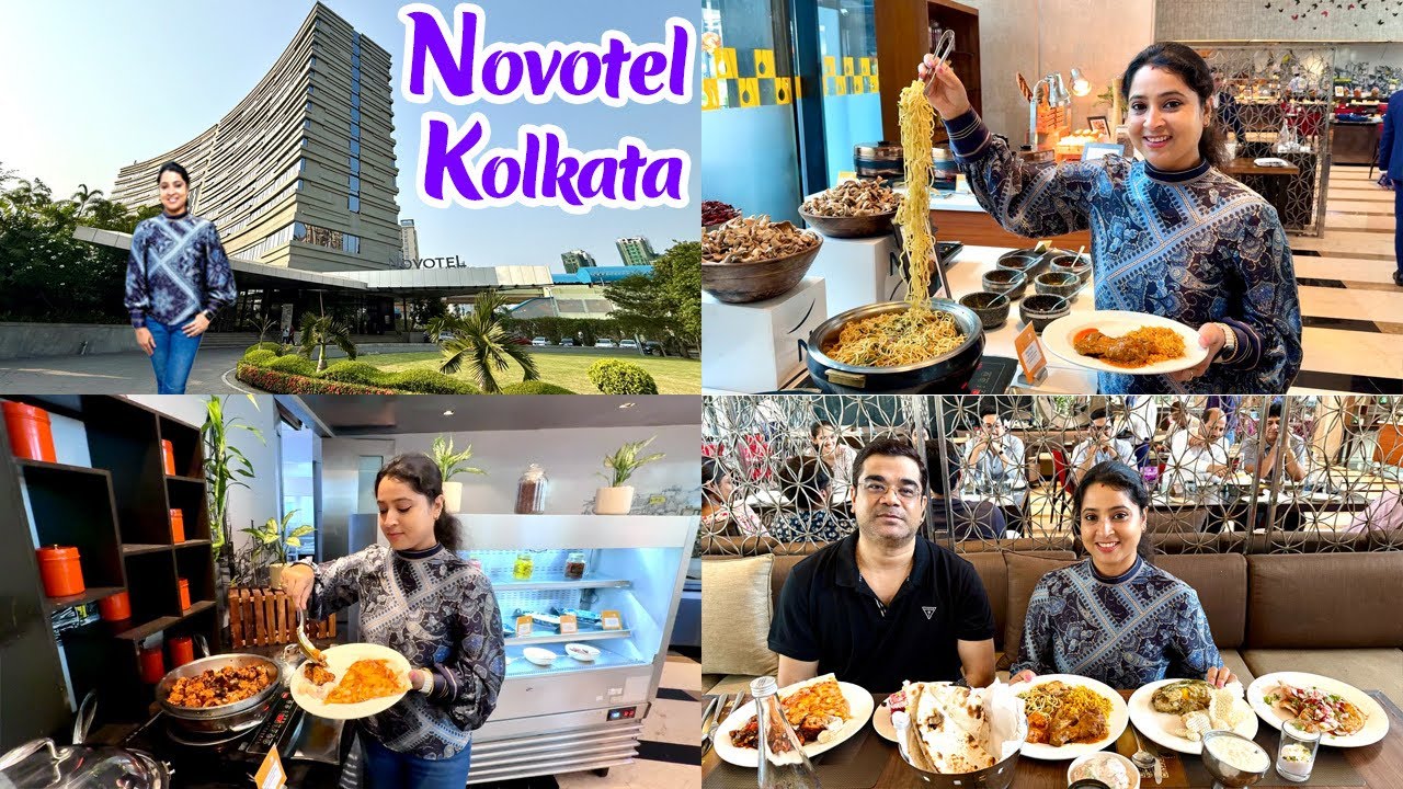 Unlimited Luxurious Lunch Buffet In Novotel Kolkata || The Square Restaurant In Novotel Kolkata