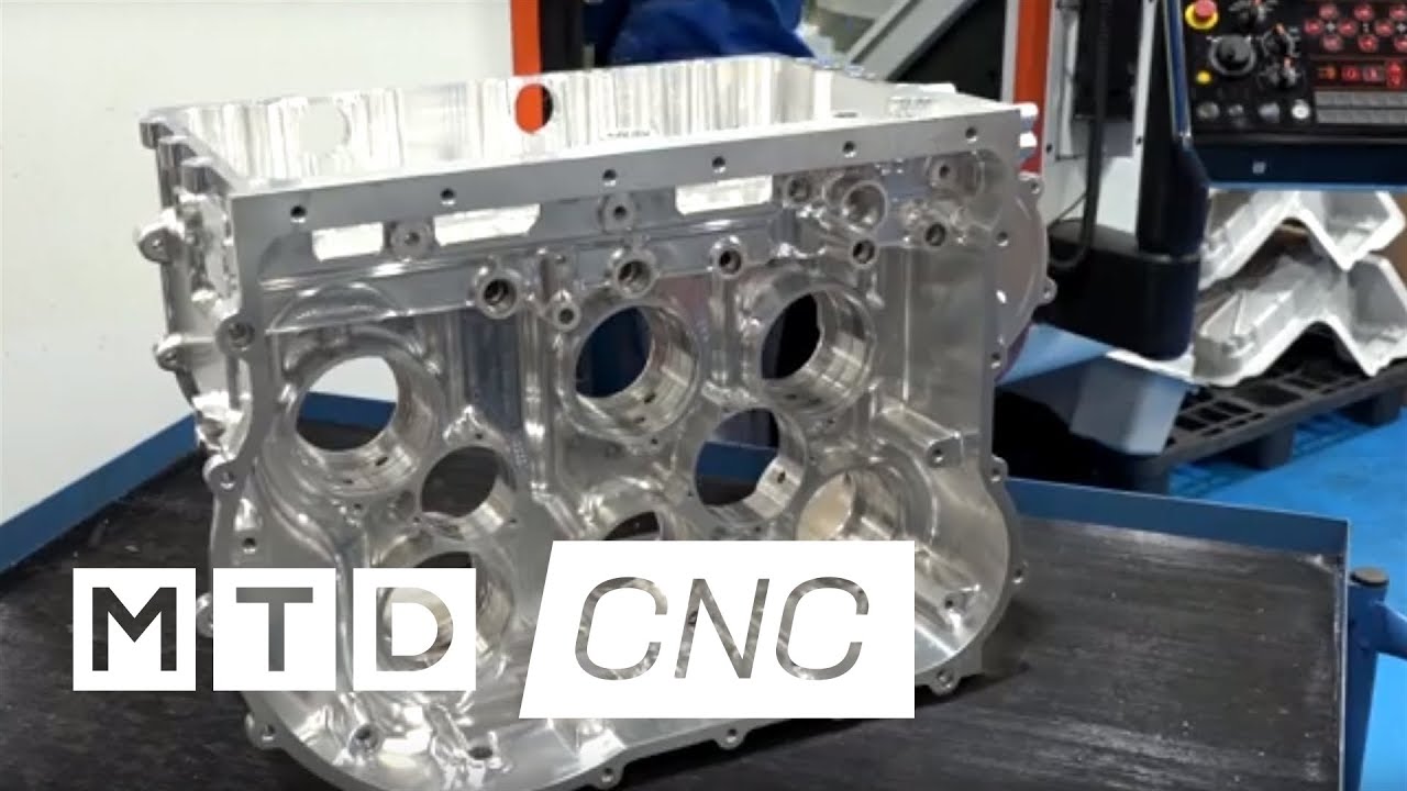 How long to machine this engine block programmed on hyperMill