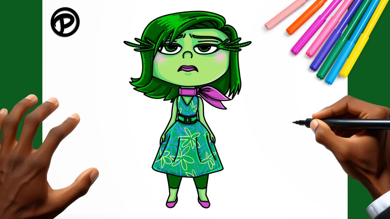 Como Desenhar a Nojinho De Divertidamente Passo a Passo