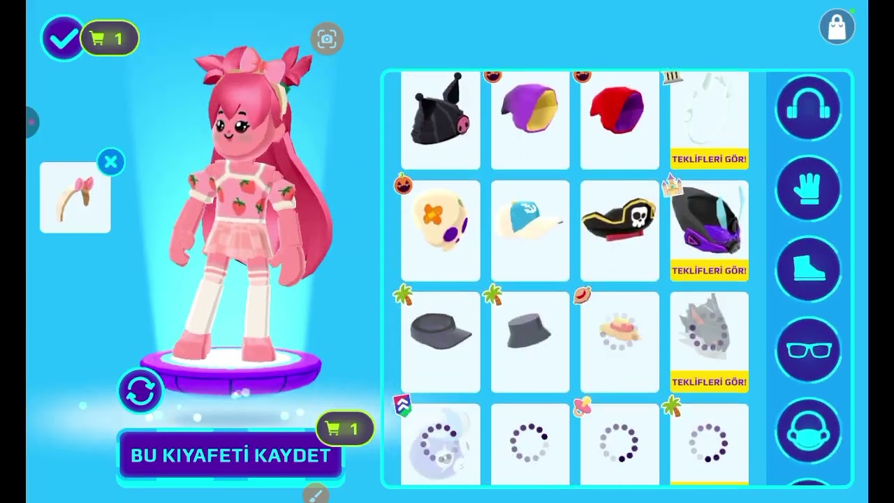 Takipçimle beraber tek renk kombin yaptık🌈💖