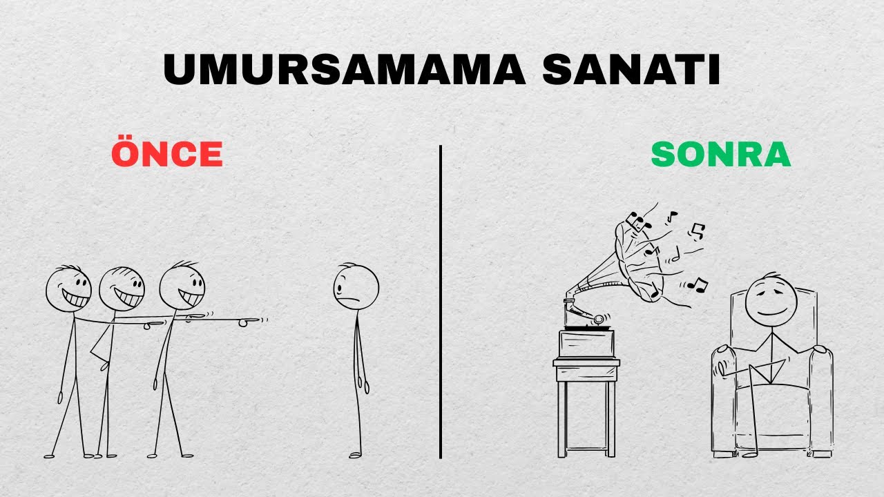 Umursamamak bu kadar basit olabilir mi?