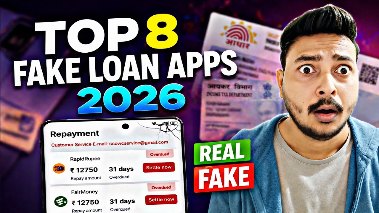 Top 8 Fake Loan Apps List 2026 🚨 | 7 Days Loan App Reality ✅ | Real vs Fake Full Truth