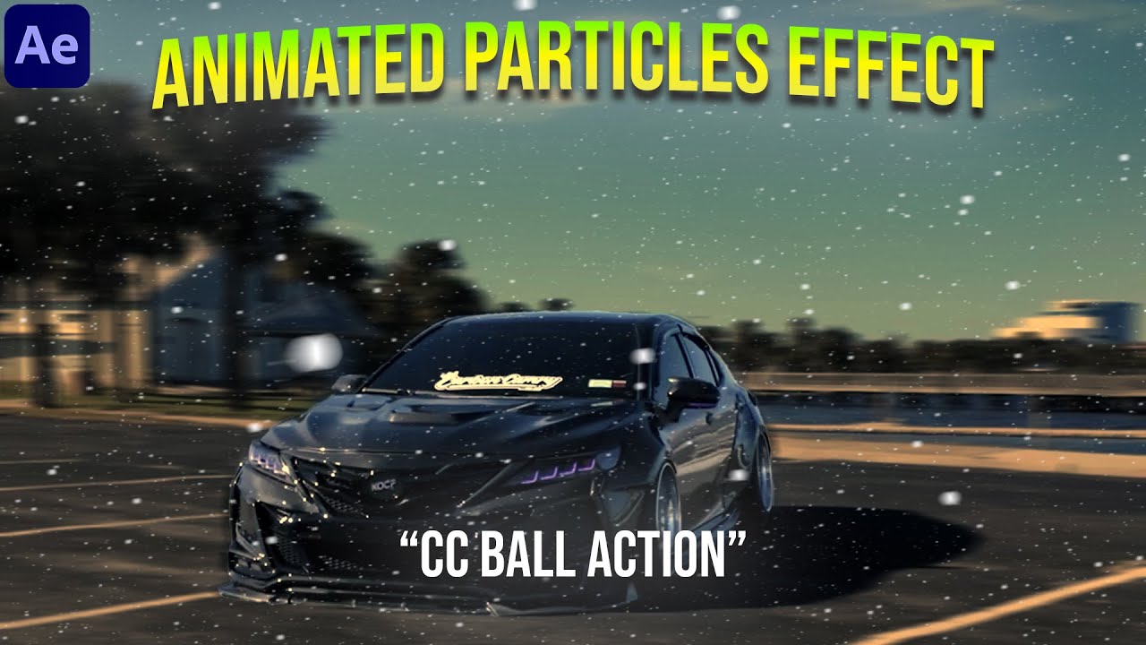 Animated Particles Effect in After Effects (CC Ball Action Effect)