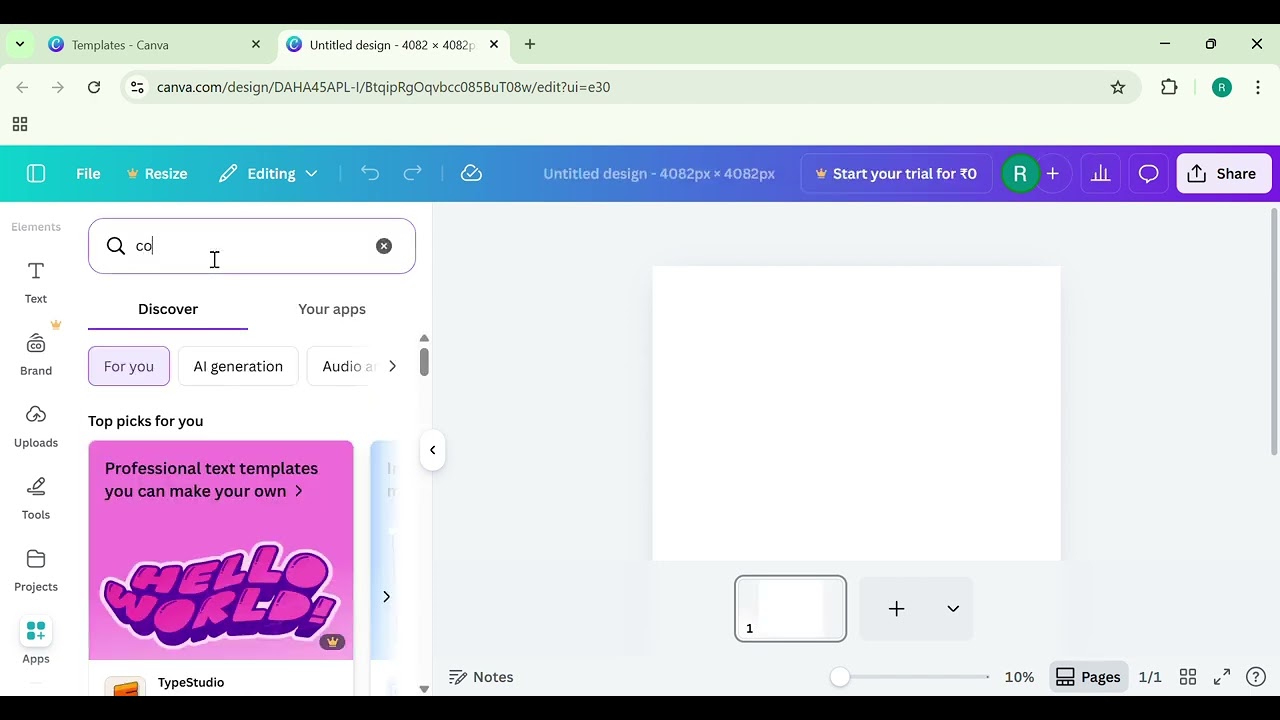 How to make QR code in canva