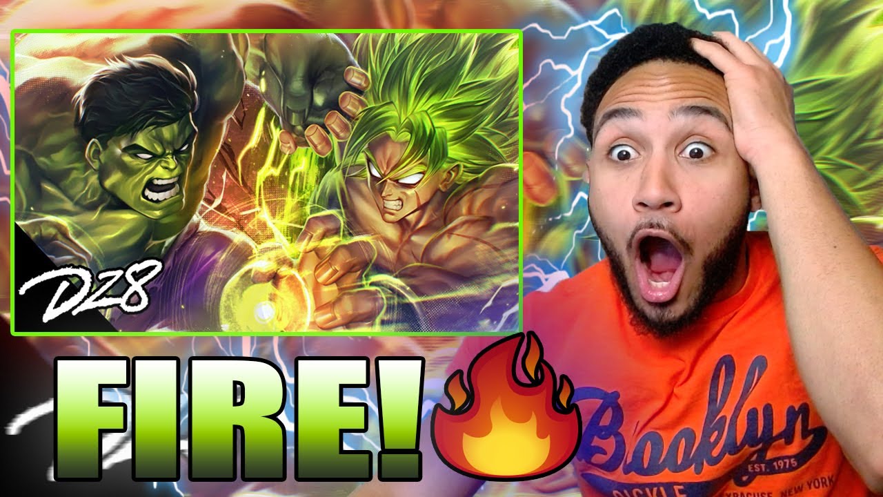 This was crazy! BROLY VS HULK RAP | 
