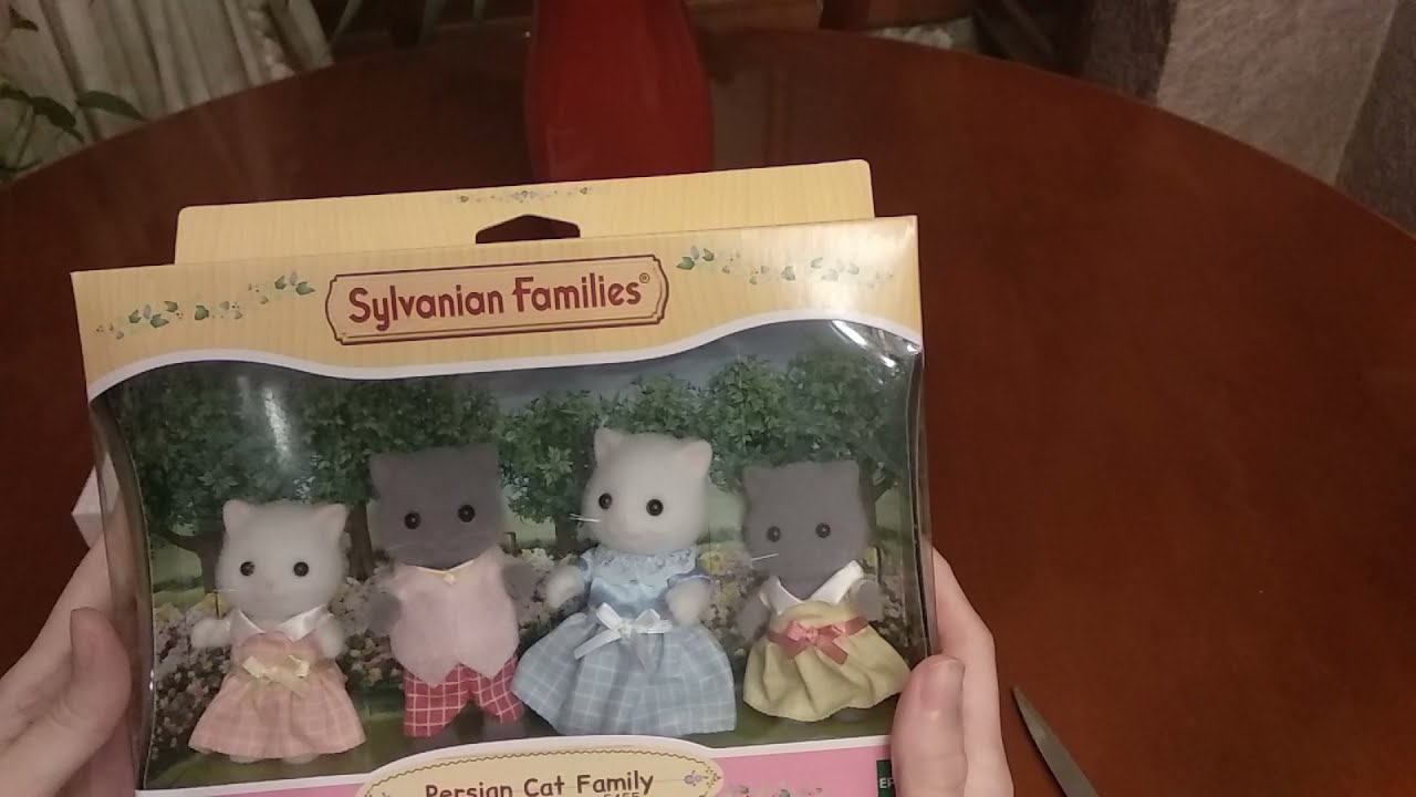 Unboxing Sylvanian Families - Familia de gatos persas