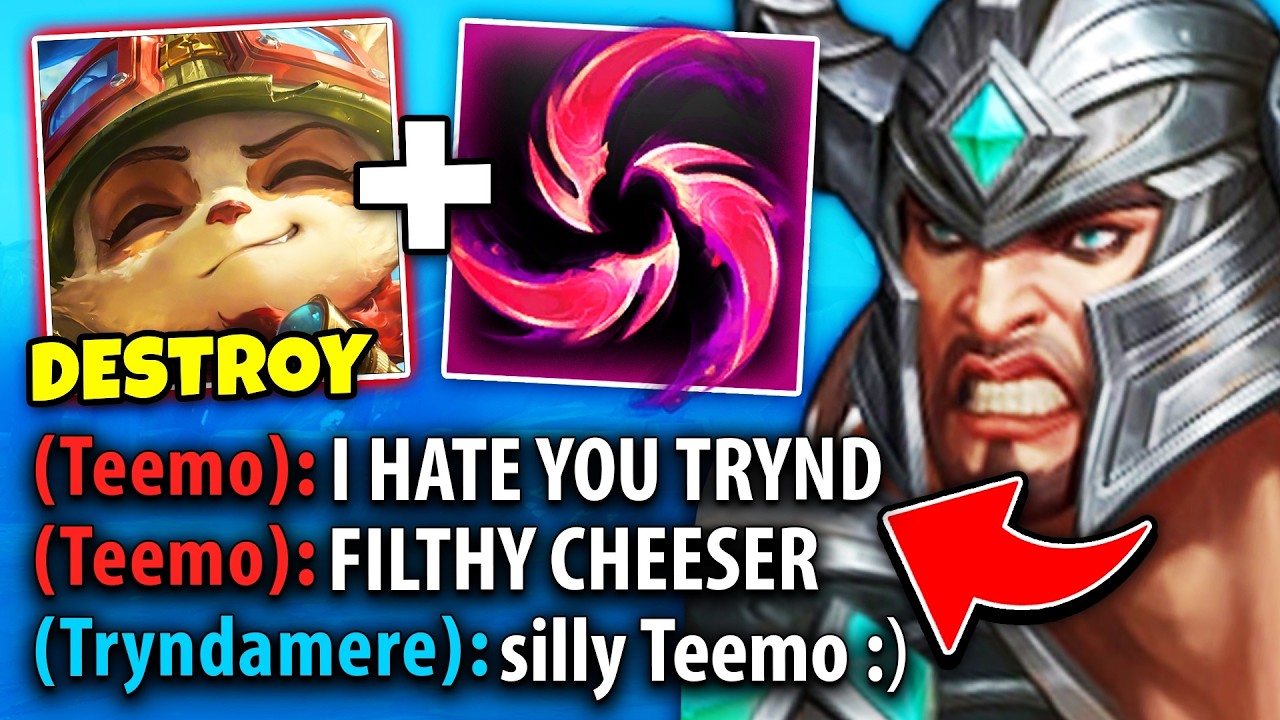 This video shows you EXACTLY how to beat Teemo in the top lane | Rank 1 Tryndamere
