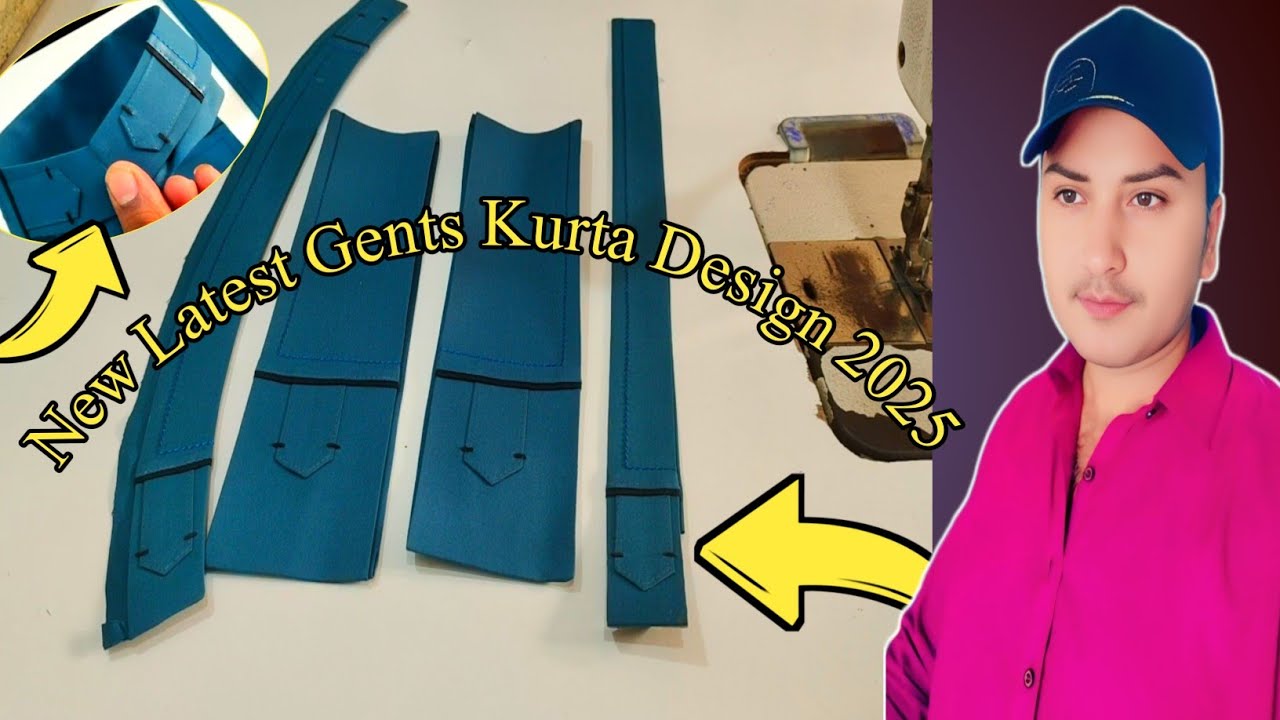 New Gents Kurta Design 2025 | Latest Stylish Kurta Cutting & Stitching Full👔✂ #akbarcollection 