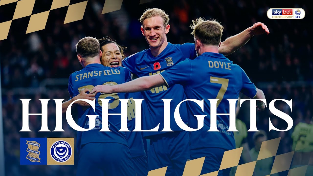 Watch 6 mins of UNSTOPPABLE attacking play 🤩 | Highlights | Birmingham City 4-0 Portsmouth