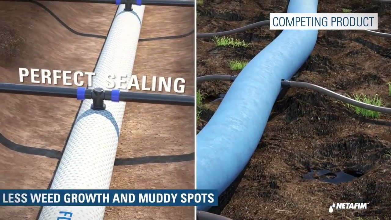 Flexnet™ - Netafim's new submain flexible pipe - Easy to install, recoil and relocate