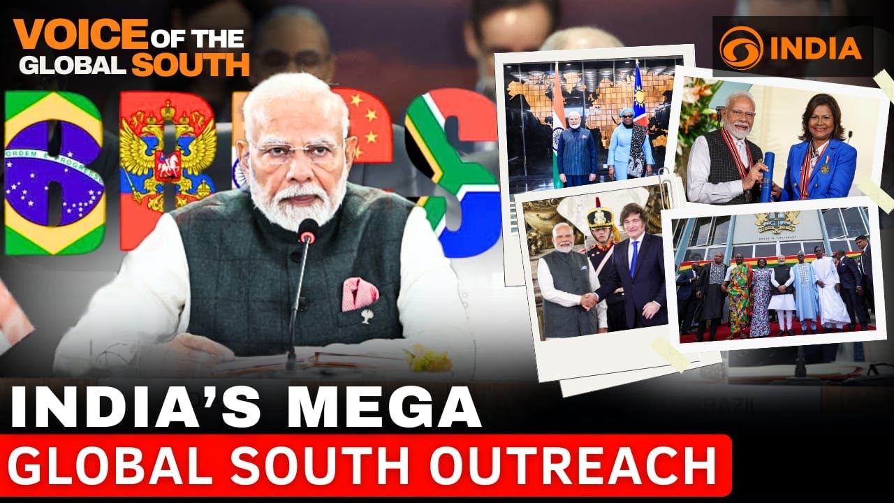 PM Modi&rsquo;s Historic 5-Nation Global South Outreach: BRICS, Africa & Latin America Highlights