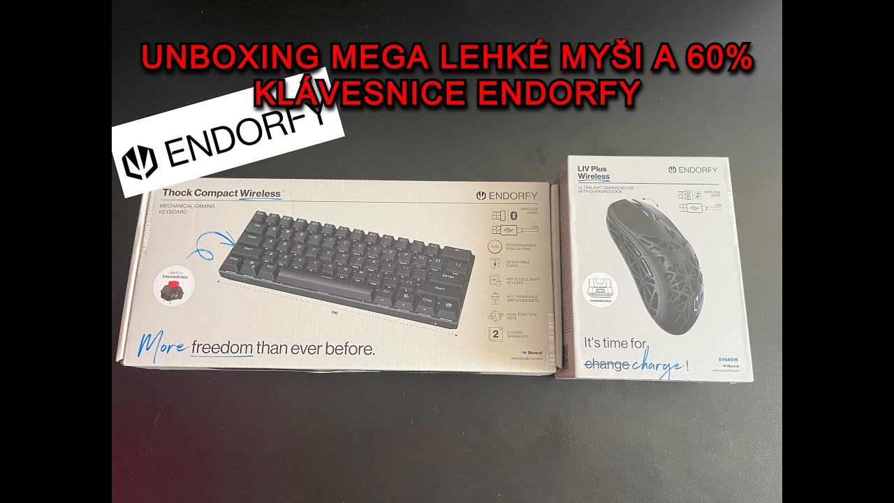 UNBOXING MYŠI A KLÁVESNICE ENDORFY