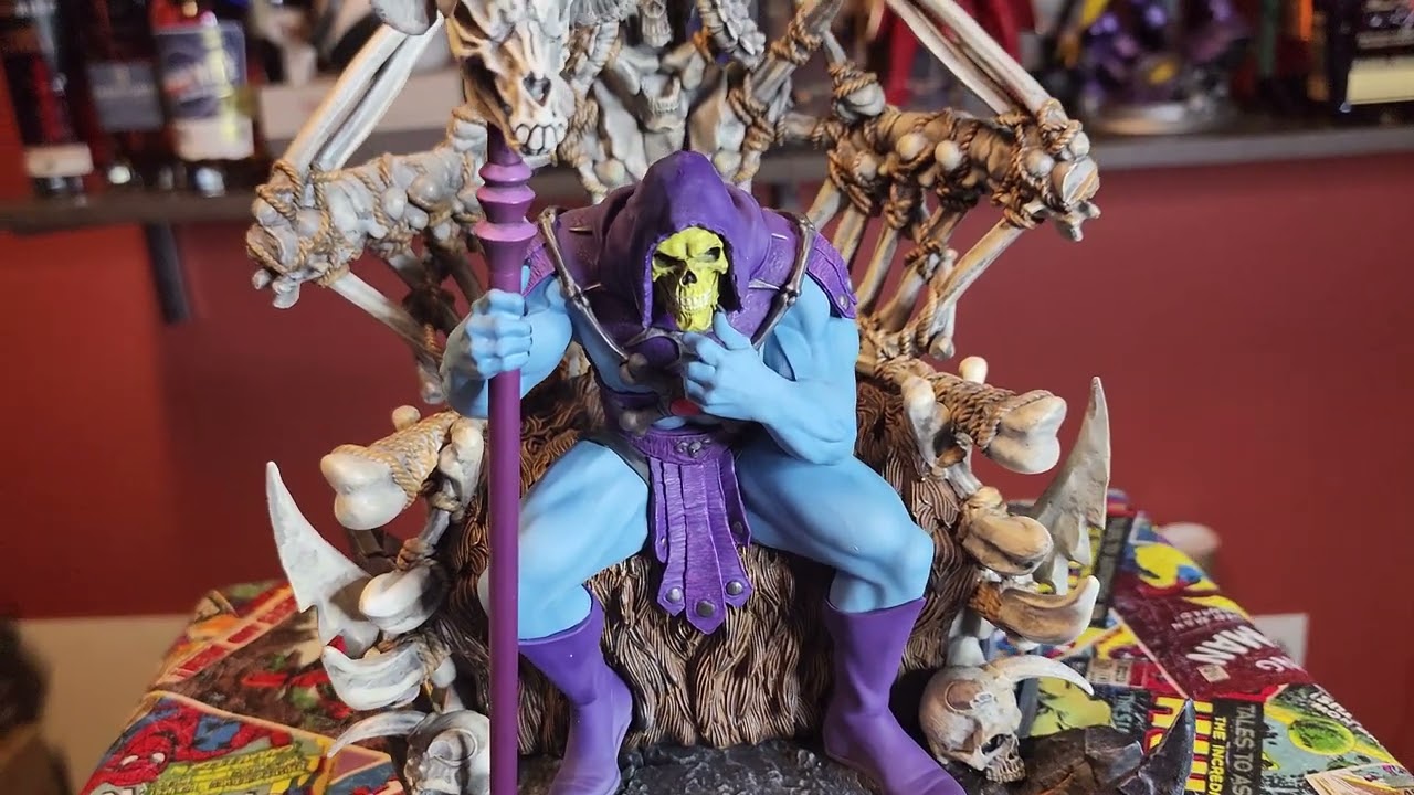 GRAND ADVENTURES UNBOXING: Iron Studios: 1/10 Masters Of The Universe Skeletor Staute.