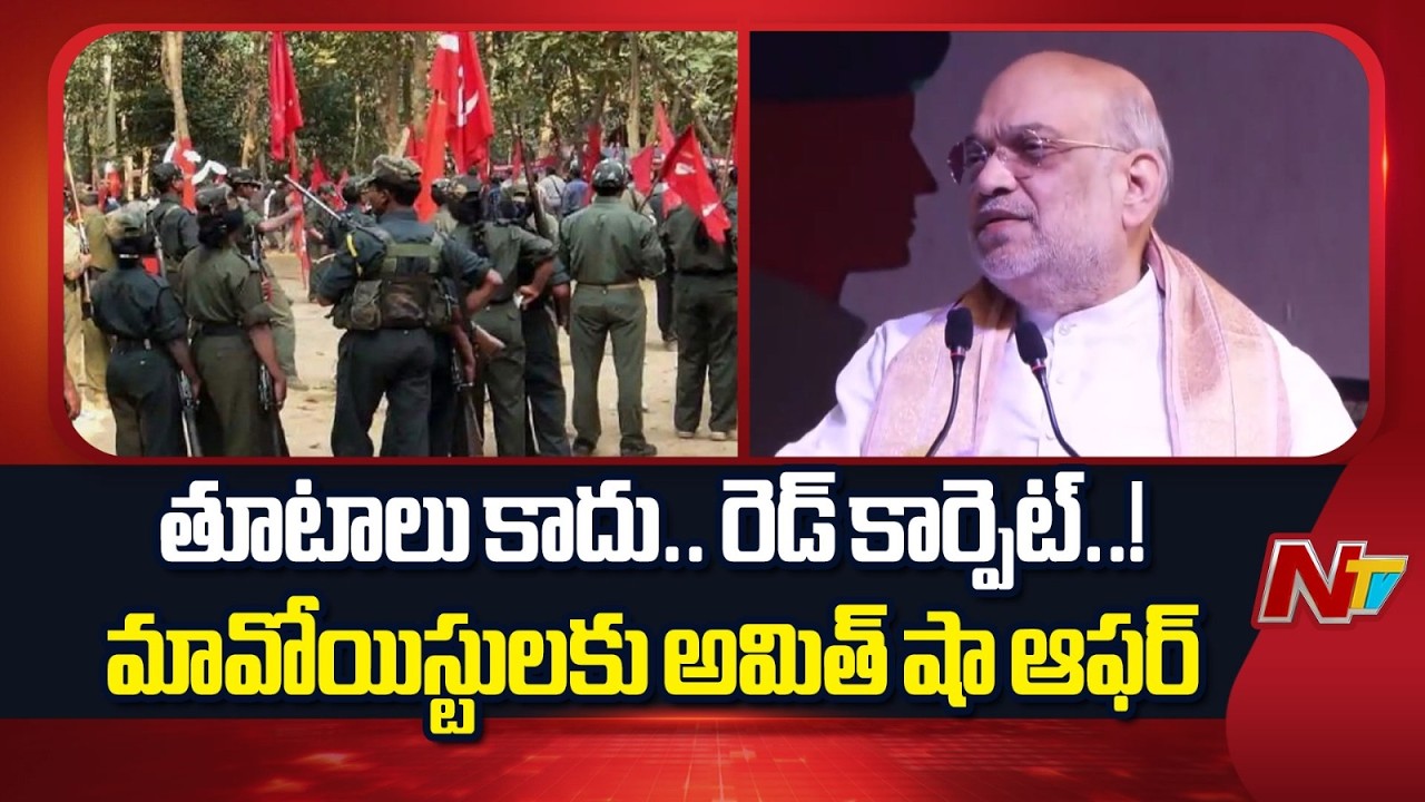 నక్సలిజానికి మార్చి 31 డెడ్‌లైన్..! అమిత్ షా లక్ష్యం నెరవేరుతుందా..? | Amit Shah | Naxalism | NTV