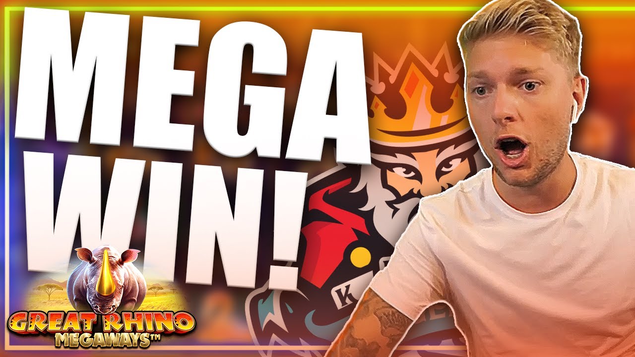 MEGA BIG WIN on GREAT RHINO MEGAWAYS by KONGEBONUS