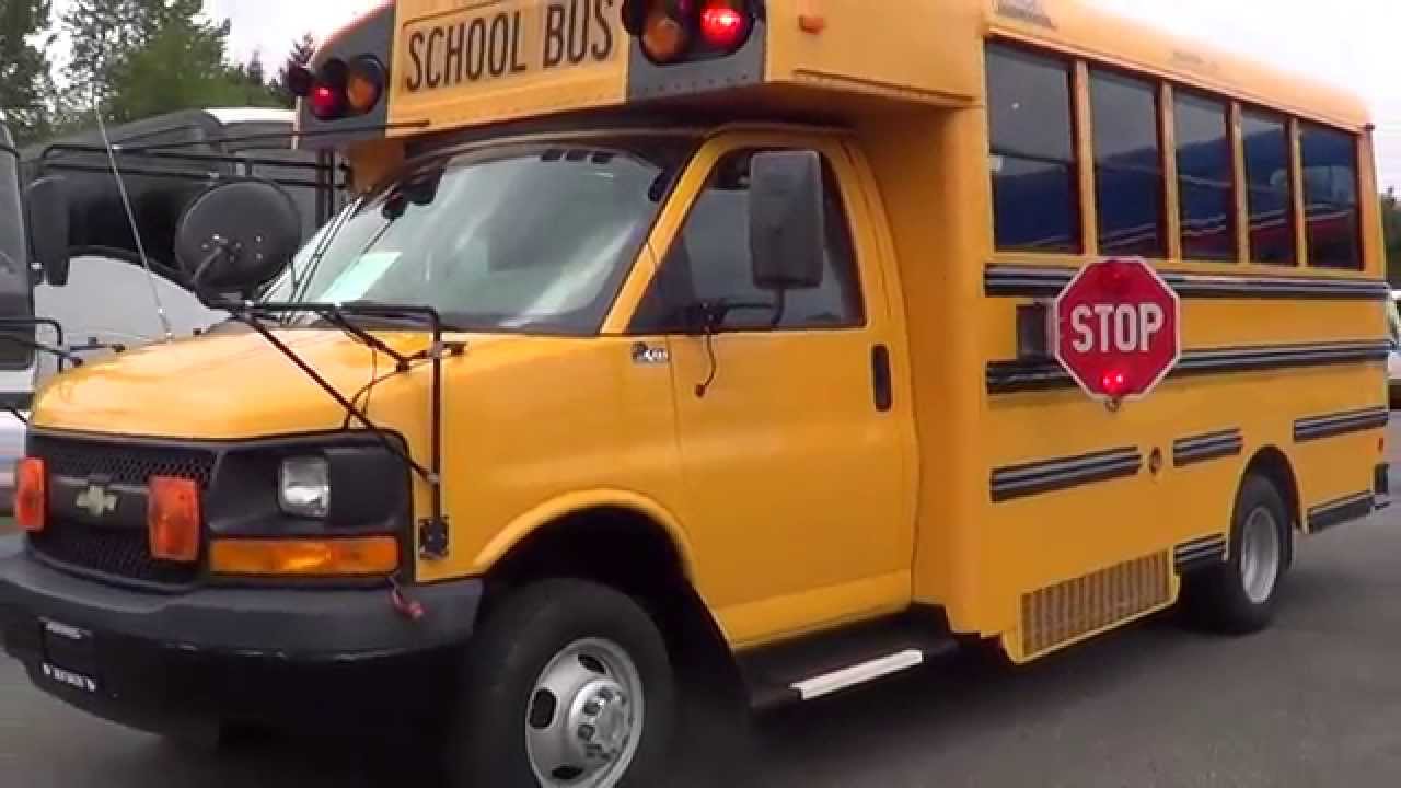 4x4 Chevrolet Thomas 18 Passenger ADA Type A School Bus - 4 Wheel Drive!!!