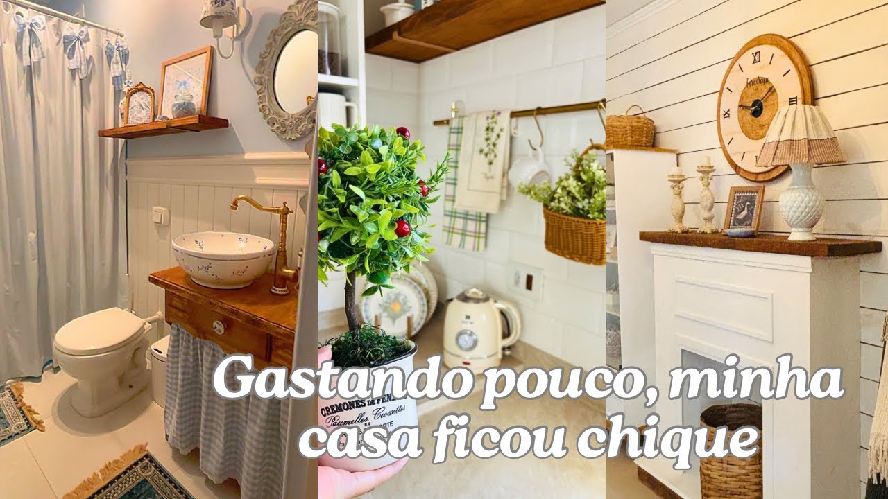 COMO DEIXAR A CASA MAIS LINDA E ELEGANTE GASTANDO POUCO!