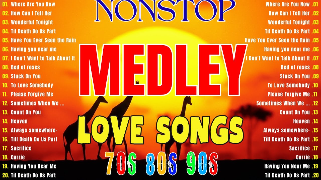 Slow Rock Love Song Nonstop 🎷 SLOW ROCK MEDLEY 🔊 Nonstop Pinoy Medley 70S 80S 90S 🎧 Rock Ballads 💕