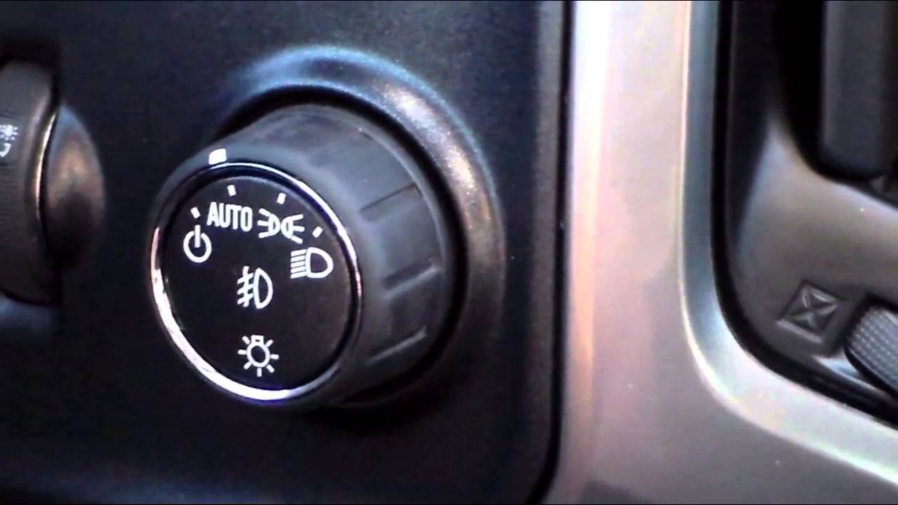2016 Chevrolet Silverado Lighting Functions