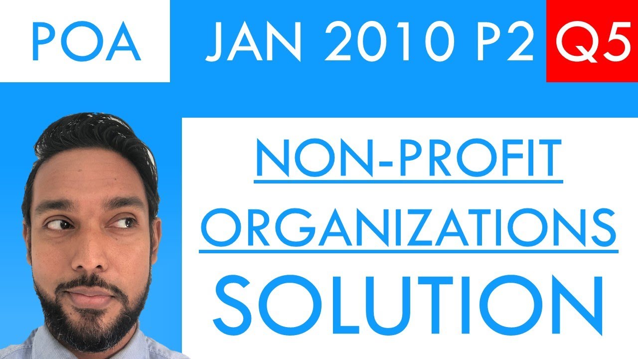 PoA - Jan 2010 P2 Q5 - Non-profit organizations | Subscriptions account | Income and Expenditure a/c