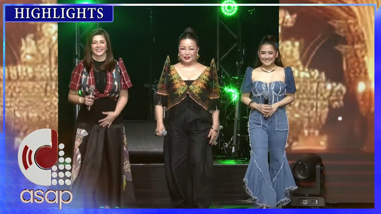 Regine, Dulce, Sheryn perform Visayan hit "Usahay" on the ASAP stage! | ASAP