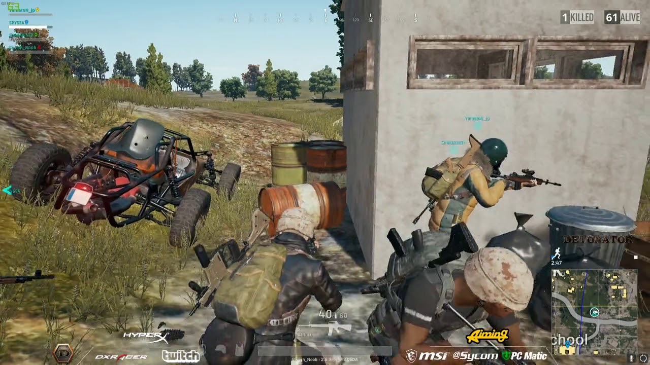 [PUBG]DTN 合計35キルスクアッド